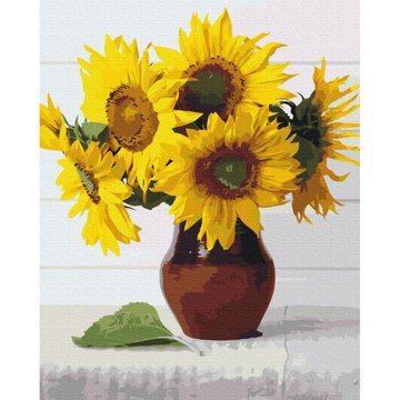 Картина за номерами "Сонце-квіти" Brushme BS52541 40х50 см BS52541 фото