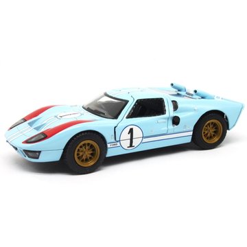 Автомодель легкова FORD GT40 MKII HERITAGE (1966) 5'' KT5427FW, 1:32 Синій KT5427FW(Blue) фото