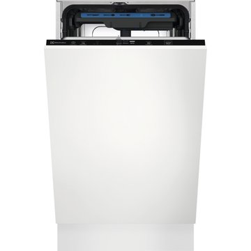 Посудомийна машина Electrolux вбудовувана, 10компл., A+, 45см, інвертор, 3й кошик, чорний EEM923100L фото