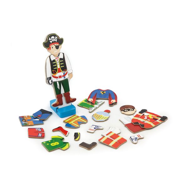 Набір магнітів Viga Toys Гардероб хлопчика (50021) 50021 фото