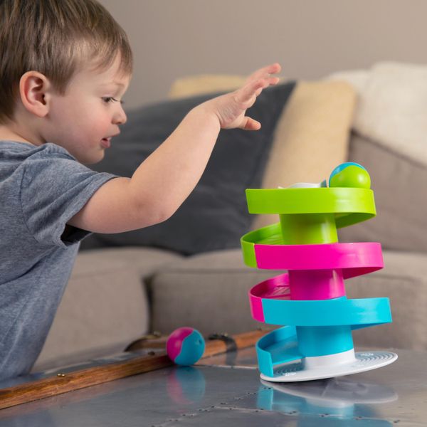 Іграшка розвиваюча Трек-балансир для куль Fat Brain Toys Wobble Run (F273ML) F273ML фото