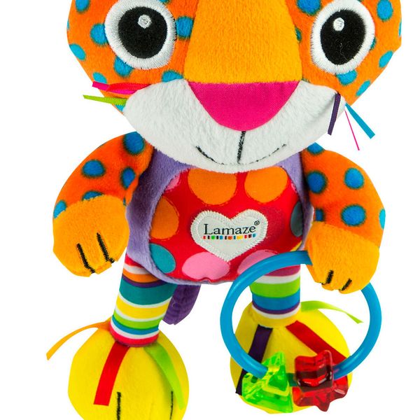 Мягкая игрушка-подвеска Lamaze Леопардик мурлыкает (L27563) L27563 фото