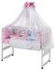 Детская постель Babyroom Bortiki Print-08 pink owl