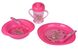 Набір для годування 12м+ 5 предметів (рожевий) Nuvita NV1495Pink