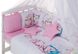 Детская постель Babyroom Bortiki Print-08 pink owl