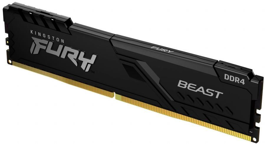 Пам'ять ПК Kingston DDR4 16GB KIT (8GBx2) 3600 FURY Beast Black (KF436C17BBK2/16) KF436C17BBK2/16 фото