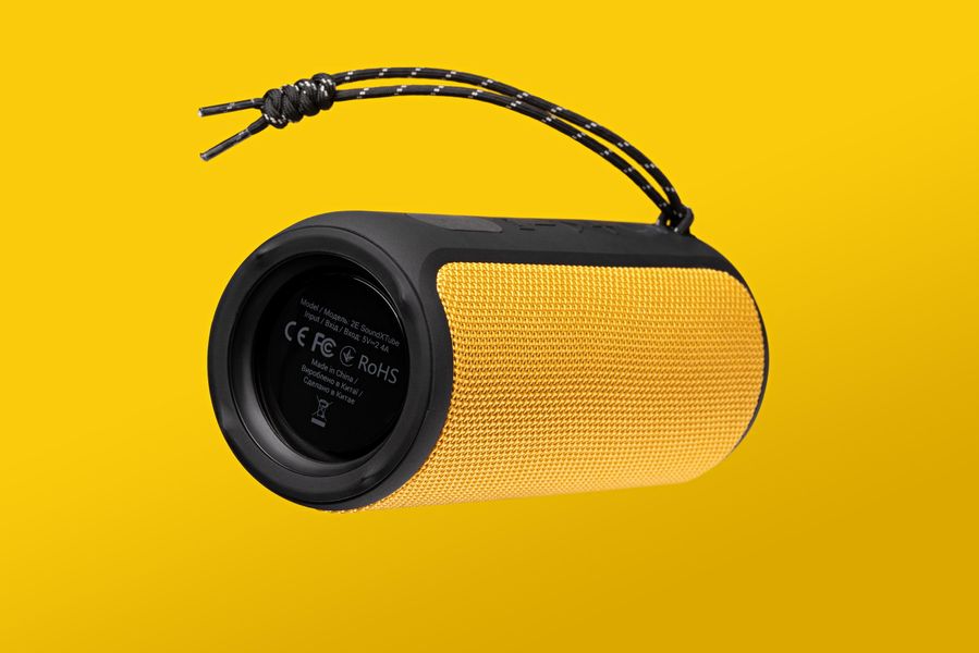 Акустична система 2E SoundXTube TWS, MP3, Wireless, Waterproof Yellow 2E-BSSXTW фото