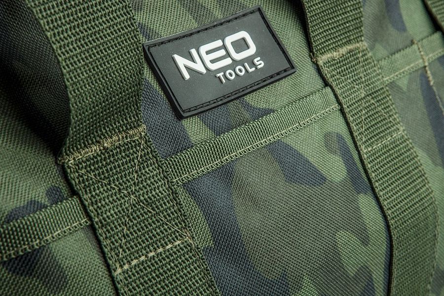 Сумка Neo Tools Camo, 40x22x33см, нейлон 600D, посилена, камуфляж 84-322 фото