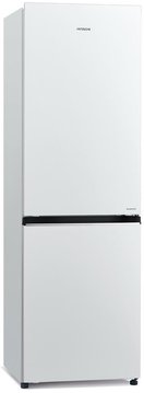 Холодильник Hitachi з нижн. мороз., 190x60х65, холод.відд.-215л, мороз.відд.-115л, 2дв., А+, NF, інв., білий (R-B410PUC6PWH) R-B410PUC6PWH фото