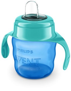 Чашка-непроливайка з м'яким носиком Блакитна (200 мл 6м+) Avent (SCF551/05) SCF551 фото