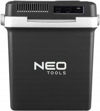 Холодильник мобильный Neo Tools, 2в1, 230/12В, 26л, подогрев 55Вт, охлаждение 60Вт, электронная панель, USB-порт, 3.8кг 63-152 63-152 фото