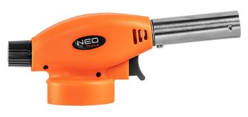 Газовая горелка Neo Tools, пьезоподжиг, рабочая температура 1300°C, 80г/час (20-025) 20-025 фото