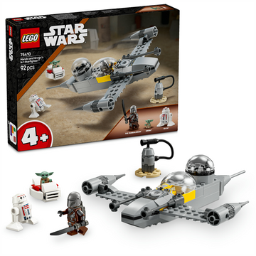 Конструктор LEGO Star Wars Звездный истребитель N-1 Мандо и Грогу 92 детали (75410) 75410 фото