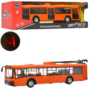 Іграшкова модель тролейбуса AS -1825 інерційний AS-1825 фото