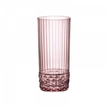 Набір склянок Bormioli Rocco America'20s Cooler високих, 490мл, h-162см, 6шт, скло, Lilac Rose 122155BB9121990 фото