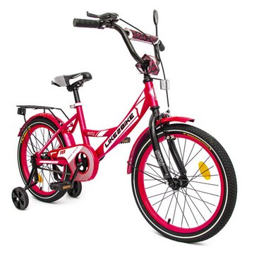 Велосипед дитячий 2-х колісний 18'' 211804 (RL7T) Like2bike Sky, рожевий, рама сталь, з дзвінком 211805 фото