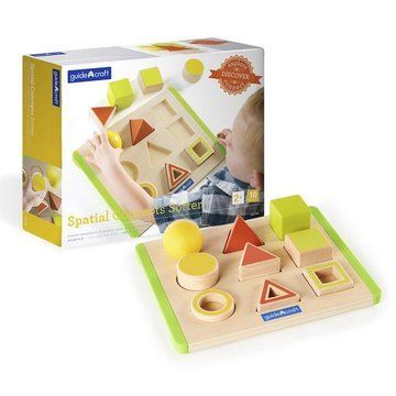 Деревянный сортер Guidecraft Manipulatives Фигуры в пространстве (G6744) G6744 фото