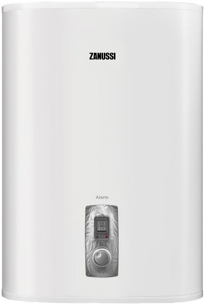 Водонагрівач електричний Zanussi ZWH/S 30 AZURRO 30 л, 2 кВт, плаский, універсальний монтаж, мех. керування, ПЗВ (ZWH/S30AZURRO) ZWH/S30AZURRO фото