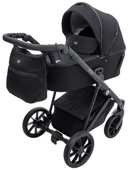 Коляска 2 в 1 Bair Vega Soft (VS-05) black чорний 681061 фото