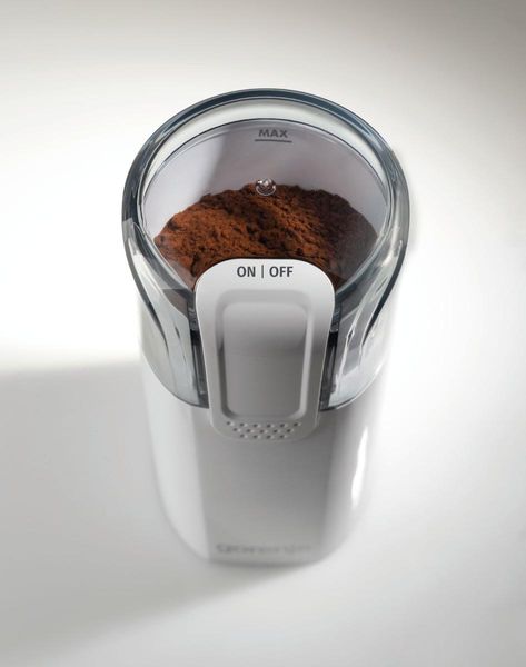 Кофемолка Gorenje роторная, 150Вт, объем зерен-60г, 3 ступ.помола, пластик, металл, белый SMK150WI фото