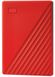 Портативний жорсткий диск WD 4TB USB 3.2 Gen 1 My Passport Red (WDBPKJ0040BRD-WESN)