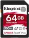 Карта пам'яті Kingston SD 64GB C10 UHS-II U3 R300/W260MB/s (SDR2/64GB)
