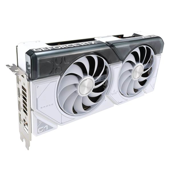 Відеокарта ASUS GeForce RTX 4070 12GB GDDR6X DUAL-RTX4070-O12G-WHITE білий (90YV0IZ4-M0NA00) 90YV0IZ4-M0NA00 фото