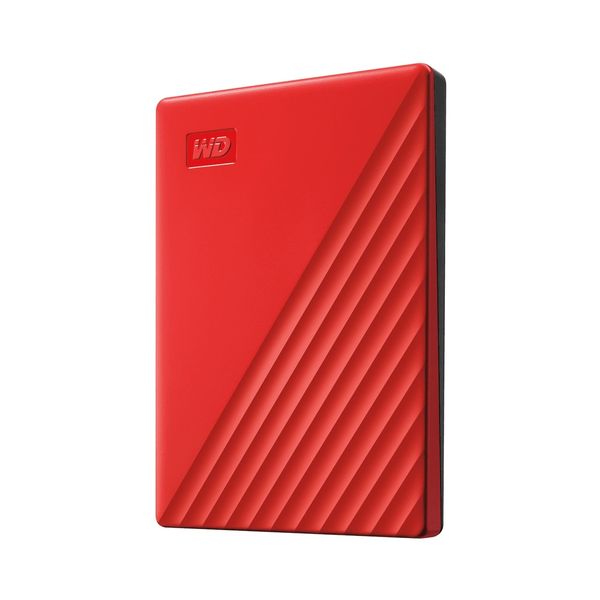 Портативний жорсткий диск WD 4TB USB 3.2 Gen 1 My Passport Red (WDBPKJ0040BRD-WESN) WDBPKJ0040BRD-WESN фото
