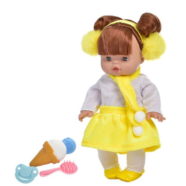 Детская Кукла M 4735 I UA, 32 см, музыкальная с аксессуарами Желтый (M 4735 I UA(Yellow)) M 4735 I UA(Yellow) фото