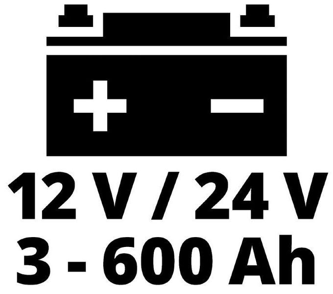 Пуско-зарядний пристрій Einhell CE-BC 30 M, 12/24 В, 3-600 А/г, макс. 30 А 1002275 фото
