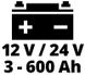 Пуско-зарядний пристрій Einhell CE-BC 30 M, 12/24 В, 3-600 А/г, макс. 30 А