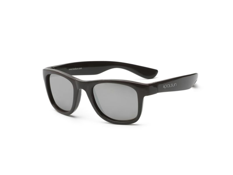 Дитячі сонцезахисні окуляри Koolsun чорні серії Wave (Розмір: 3+) KS-WABO003 KS-WABA003 фото