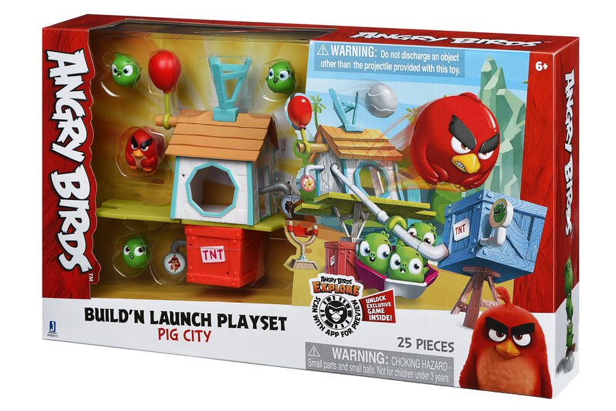 Игровая фигурка ANB Medium Playset (Pig City Build "n Launch Playset") Angry Birds ANB0015 - Уцінка ANB0015 фото