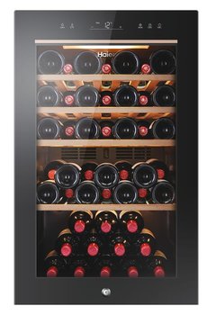 Холодильник Haier для вина, 82x49.7х58, мороз.відд.-118л, зон - 1, бут-49, ST, дисплей, чорний HWS49GAE HWS49GAE фото