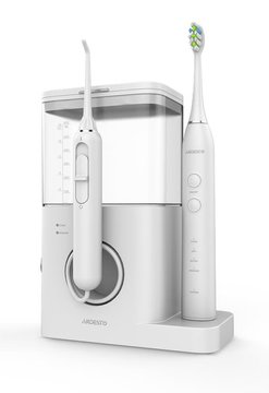Ирригатор стационарный 600мл + электрическая зубная щетка Ardesto OI-R600WTB, белый 2 в 1 OI-R600WTB OI-R600WTB фото