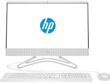 Комп'ютер персональний моноблок HP 200-G4 21.5" FHD IPS, Intel i3-10110U, 8GB, F256GB, ODD, UMA, WiFi, кл+м, Win10P, білий 9UG57EA фото