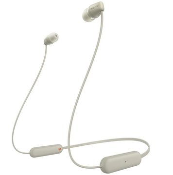 Наушники SONY WI-C100 In-ear IPX4 Wireless Бежевый WIC100 фото