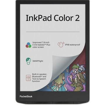 Електронна книга PocketBook 743C InkPad Color 2, Moon Silver PB743C-N-CIS фото