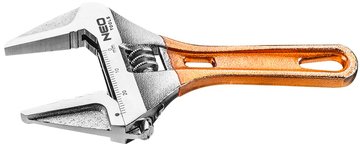 Ключ розвідний Neo Tools короткий 185 мм, робочий діапазон 0-53 мм 03-022 фото