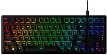 Клавиатура HyperX Alloy Origins PBT Aqua USB RGB ENG/UA Black (639N9AA) 639N9AA фото
