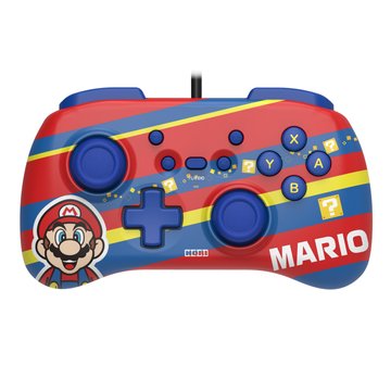 Геймпад проволочный Horipad Mini (Mario) для Nintendo Switch, Red/Blue 810050910835 фото