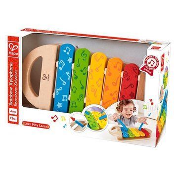 Дерев'яний ксилофон Hape Веселка (E0606) E0606 фото