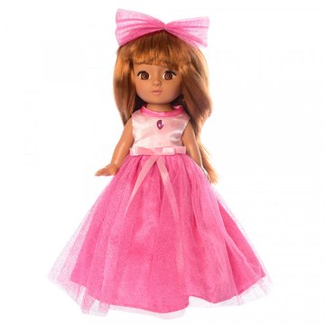 Дитяча лялька у сукні M 3870 з музикою на укр. мовою Рожевий M 3870 UA фото