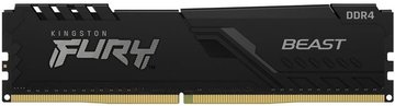 Память ПК Kingston DDR4 32GB 2666 FURY Beast Black (KF426C16BB/32) KF426C16BB/32 фото