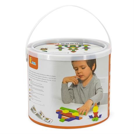 Деревянный игровой набор Viga Toys Цветная мозаика, 250 эл. (50065) 50065 фото