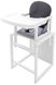 Стульчик- трансформер Babyroom Винни-240 белый пластиковая столешница графит-серый (мишка с будильником) (680579)