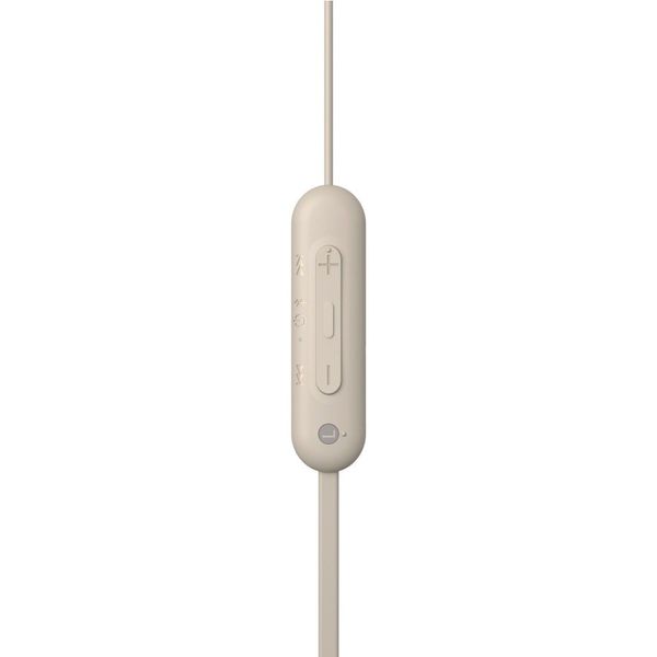 Наушники SONY WI-C100 In-ear IPX4 Wireless Бежевый (WIC100C.CE7) WIC100 фото