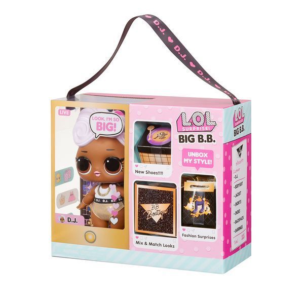 Игровой&nbsp;набор&nbsp;с&nbsp;мега-куклой&nbsp;L.O.L.&nbsp;SURPRISE!&nbsp;серии&nbsp;"Big B.B.Doll"&nbsp;&ndash; ДИДЖЕЙ (573067) 573067 фото