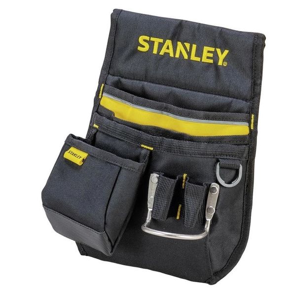 Сумка для інструменту Stanley, кишеня, міцна зносостійка тканина, металевий тримач для молотка, 23.5x33.2x7.5см (1-96-181) 1-96-181 фото