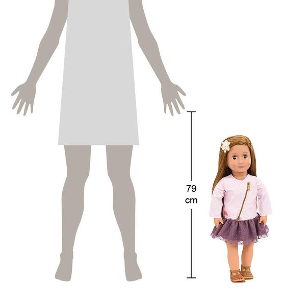 Кукла Виен (46 см) в розовой кожаной куртке Our Generation BD31101Z - Уцінка BD31101Z фото